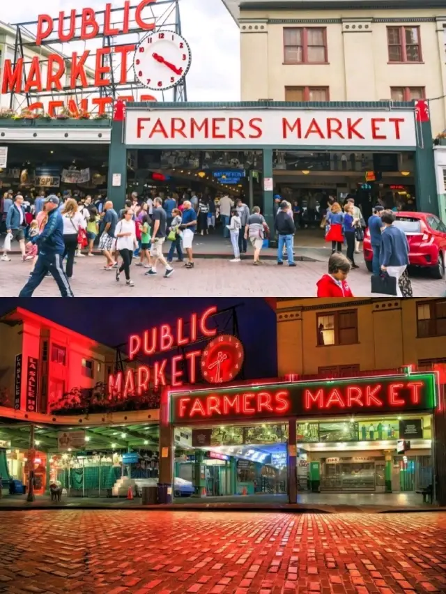 The vibrant Pike Place Market.
