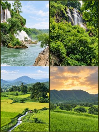🇲🇲 หนึ่งคืนริมแม่น้ำพันลัง: น้ำตก ทุ่งนา และด้านที่เงียบสงบของเมียนมาร์