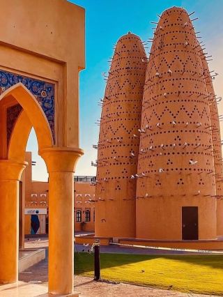 Blue Mosque Magic: Old-School Vibes in Katara, Doha 🇶🇦💙