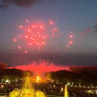 Watch sun down with flowers, fireworks