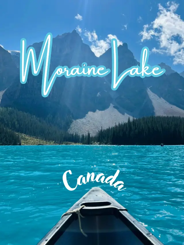 🏞️ Moraine Lake: 2-Day Adventure 🛶🌄