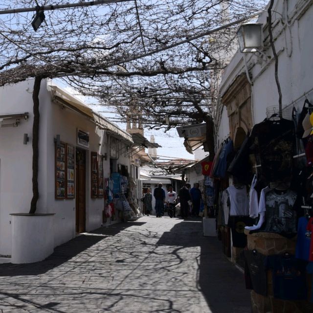 Shopping in Lindos Old Town 🇬🇷