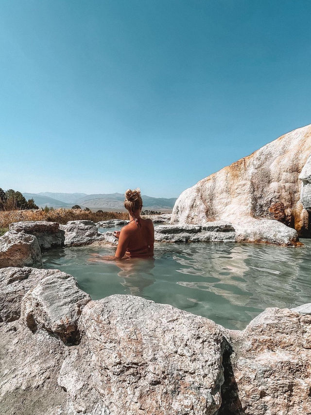Travertine Hot Springs was great 🇺🇸