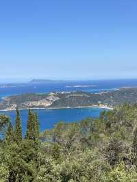 Corfu north to South. East to West