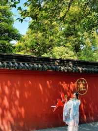 假期到成都去文殊坊感受慢生活