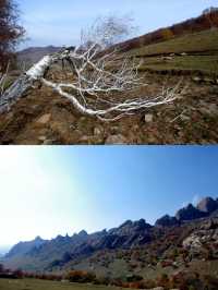 自駕克旗大青山徒步新路線|||如果自駕出行克旗大青山，肯定不能橫穿大青山路線。一般都是到腦場看看大裂。