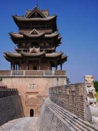 山西運城秋風樓，漢武帝打卡過的古建築。