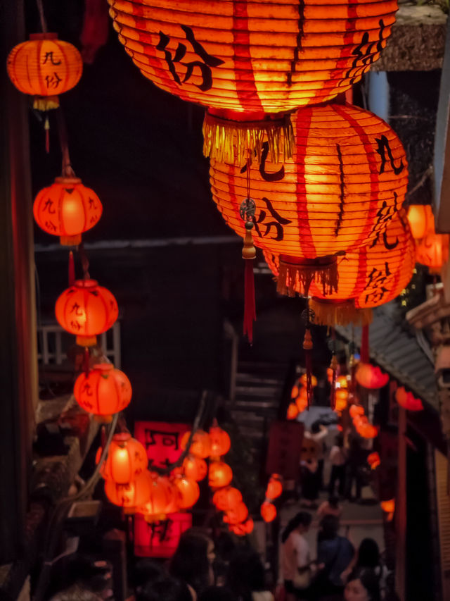 台北九份老街一定要來拍夜景
