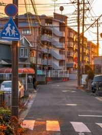 漫步東京的黃昏日落