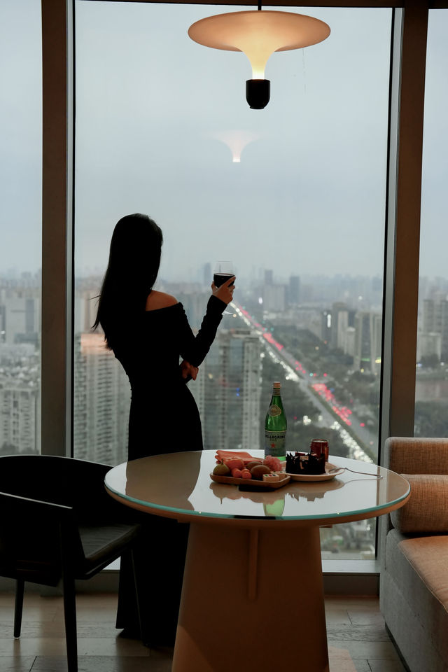 成都酒店｜高空私人溫泉，俯瞰天府之國