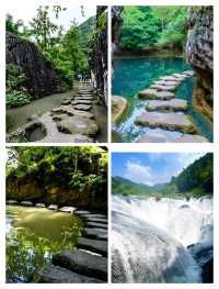 ###五彩斑斕的黃果樹景區，流水，高樹，奇山飛躍的暖風治癒！