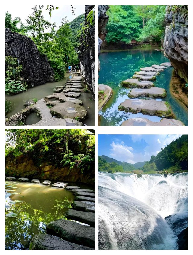 ###五彩斑斕的黃果樹景區，流水，高樹，奇山飛躍的暖風治癒！