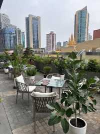 Rooftop dining in Shanghai 