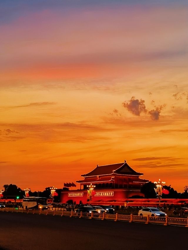 《北京晚霞：每一抹紅都係絕美嘅溫柔》