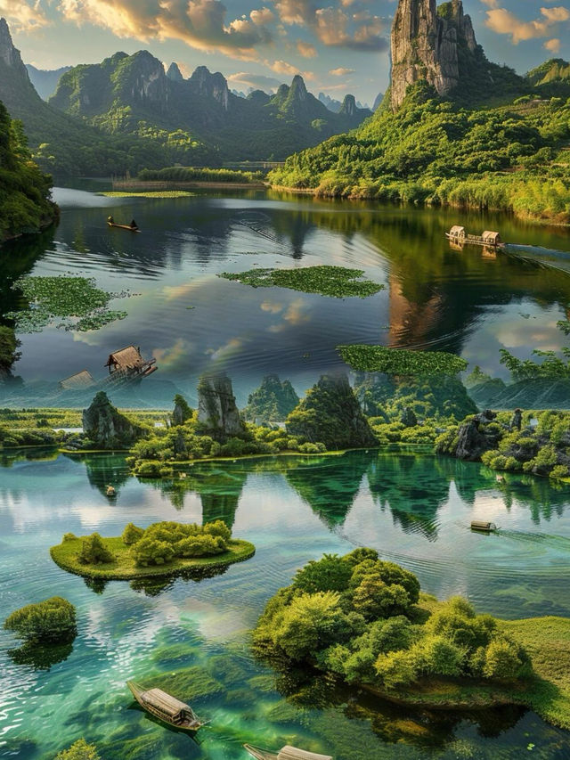 人間瑤池」普者黑｜《三生三世》取景地，我搵到神仙住嘅地方！