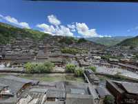 Blue Skies over Xijiang Qianhu Miao Village