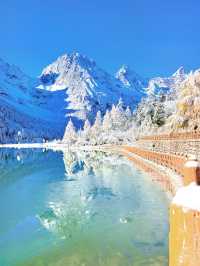 畢棚溝闖入初雪後的琉璃仙境