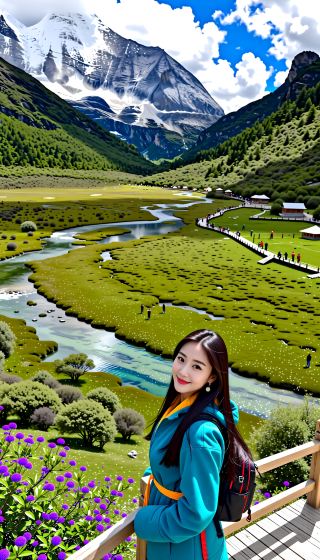 稲城亜丁のハイライト瞬間、この絶美な雪景色の写真は本当にかっこいい！