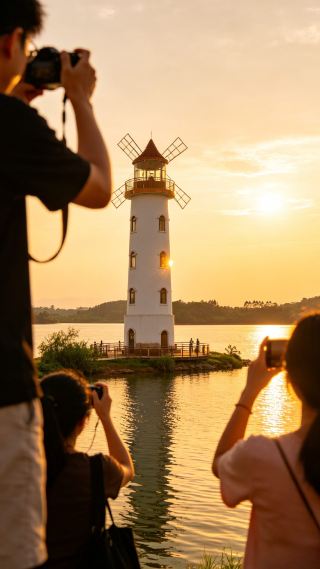 梧州薔薇湖夏季リゾートガイド：梧州で子供連れにぴったりの夏の休暇スポット！終日入場無料、涼しい湖のそよ風で暑さから解放される爽快なひとときを。夏休みに訪れるのに最適な、とても快適な場所です。