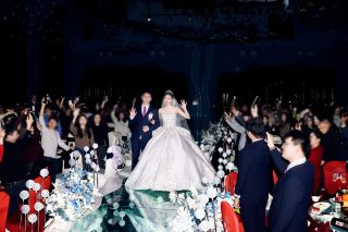Taixing Banyan Tree Tianhua Banquet Center | International Hall "Undersea Starry Sky" themed wedding