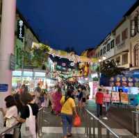 Chinatown crowded at night