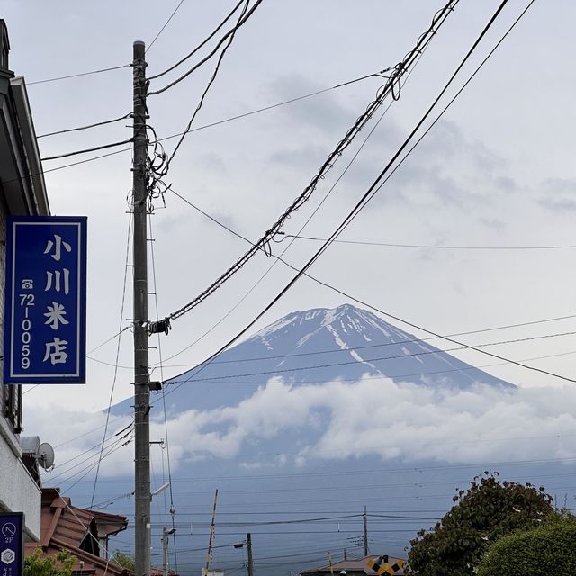 富士山嘅上午至下午🌧️🗻