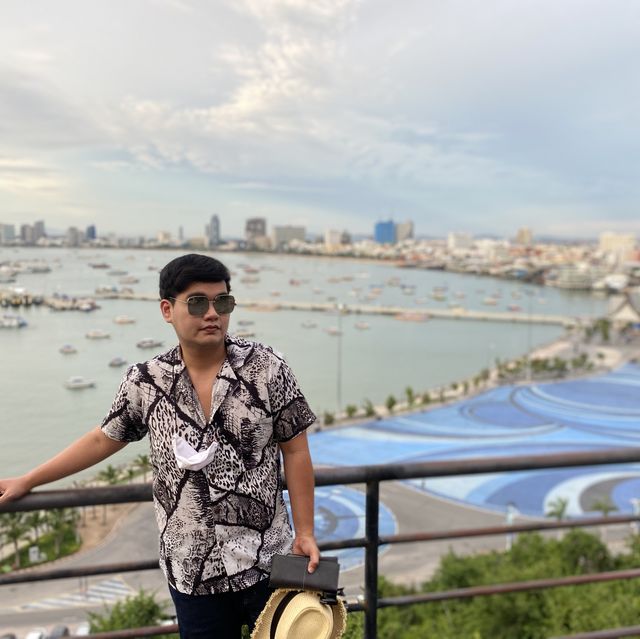 จุดชมวิวเมืองพัทยา - ป้าย PATTAYA CITY แหลมบาลีฮาย