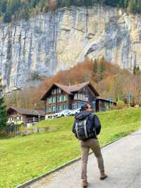 Hidden paradise behind Switzerland mountains