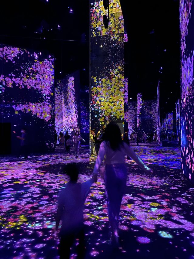 澳門其中一個最火紅的景點😍 #teamLab 無買錯飛～^_^入面好靚又好玩！