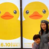 DOUBLE DUCKS橡皮鴨二重奏遊維港藝術展覽打卡