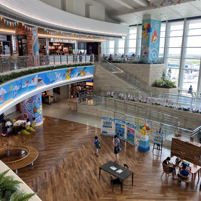 那覇空港にポケモン大集合！3階ふくぎホール
