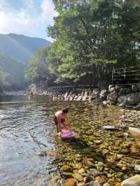 계곡이 있어서 물놀이 하기 좋은 청도 오토캠핑장🏕