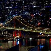 Story Bridge故事橋 在夜晚和清晨的不同樣貌