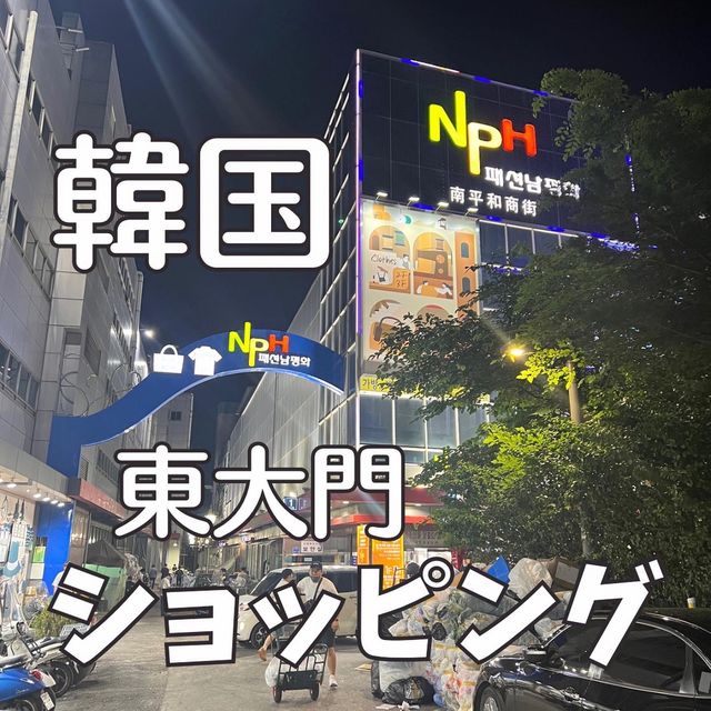 【韓国旅行】ソウル東大門✨卸市場でナイトショッピング