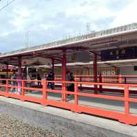 🇯🇵福岡西鐵最古老車站「太宰府站」 & 幸運乘搭了「旅人」特色觀光列車