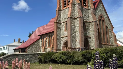 Stanley, the capital of the Falkland Islands, brimming with British charm. — traveler post in Stanley