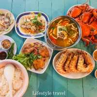 ปลายตะวันโฉมสเตย์ จันทบุรี กินปู บุฟเฟ่ต์เบียร์ไม่