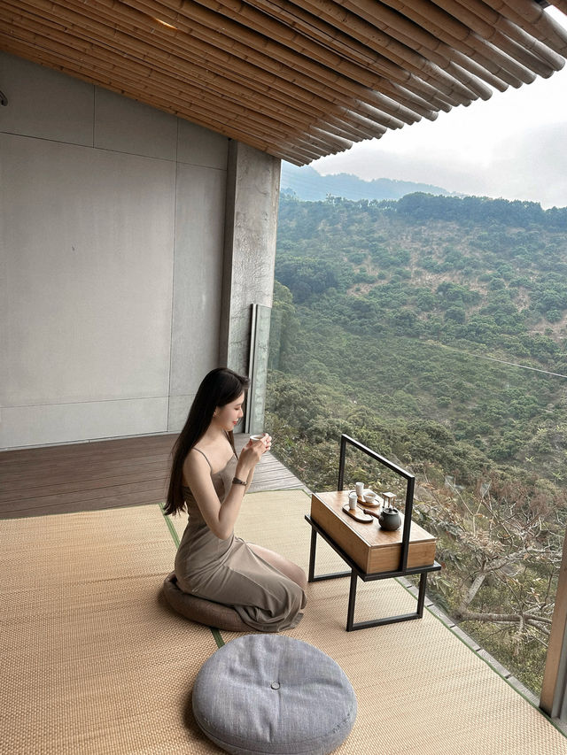 台南住宿/可邊泡茶邊欣賞美景的陽台⛰️