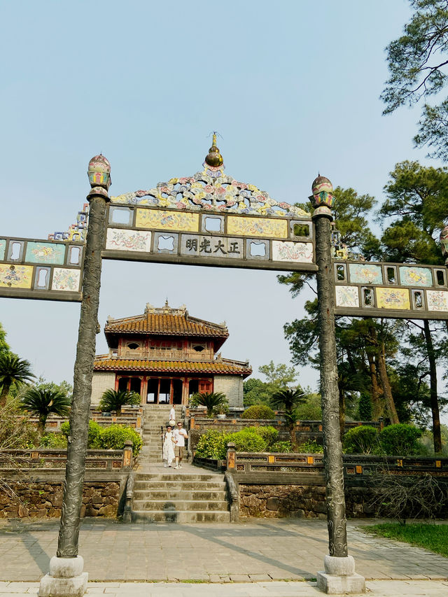 The most beautiful tomb in Hue🇻🇳