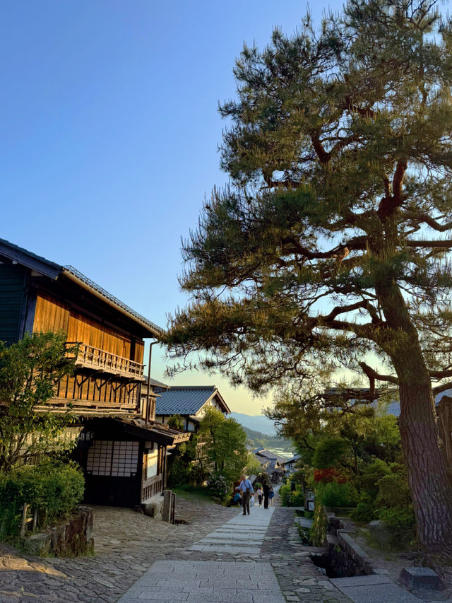 岐阜県中津川市の古い町並み