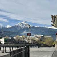 Innsbruck - a beautiful town surrounded by mountains 