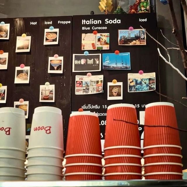 🍶 BOON COFFEE ร้านกาแฟเล็กๆ แต่อบอุ่น