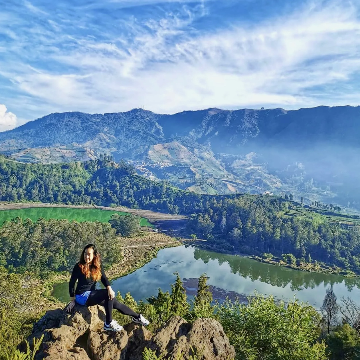 ทิวทัศน์ที่สวยงามตระการตาที่สุดแห่งหนึ่งของ Telaga Warna