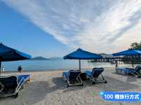馬來西亞蘭卡威-瑞吉酒店碧藍迷人的私人海灘：Pantai Beringin