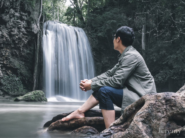 รีวิว น้ำตกเอราวัณ (หน้าฝน) 💦