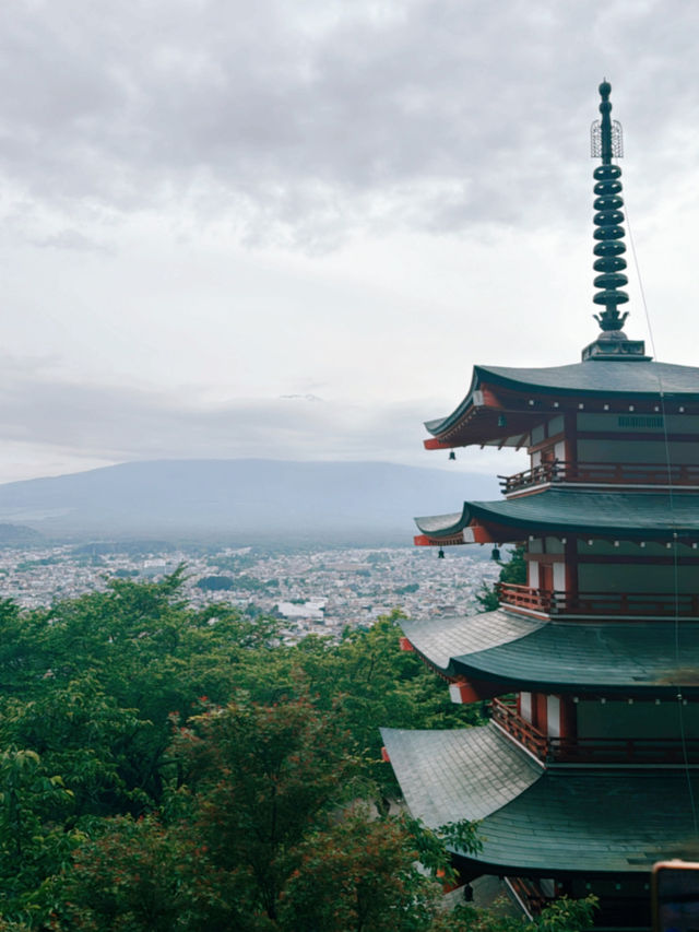 東京自駕河口湖～運氣好到爆才能看到富士山🗻