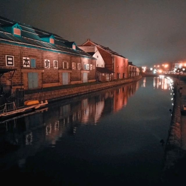 小樽運河夜景