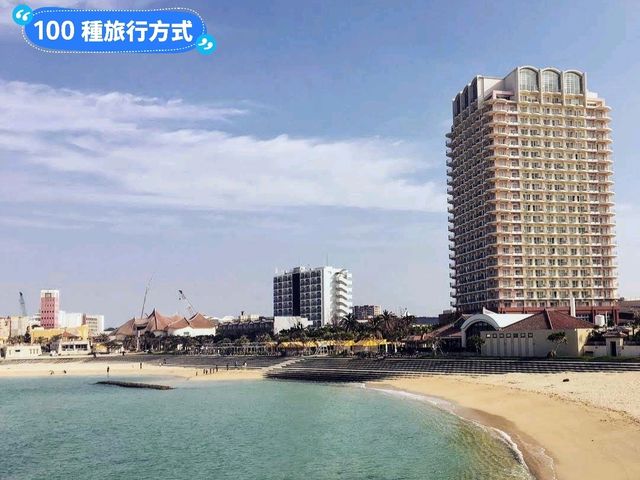 日本沖繩-欣賞夕陽與購物玩樂的北谷落日沙灘