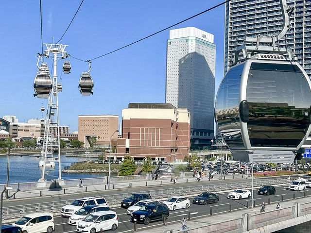 東京出發到橫濱｜海上的纜車體驗🌞🌊
