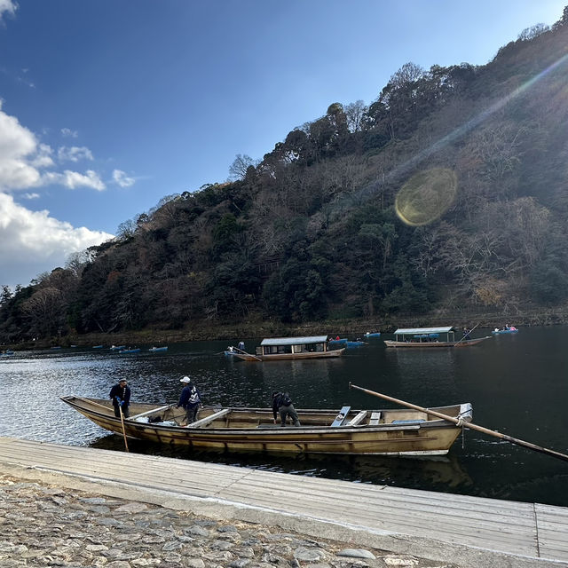 An Enchanting Winter Boat Ride Down the Hozugawa River!